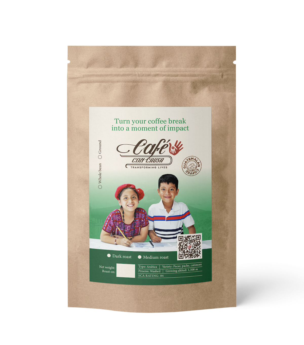 Guatemalan Coffee- Café Con Causa - 12 ounces